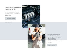 Hochwertige Autoreparaturdienste - Mehrzweck-Landingpage