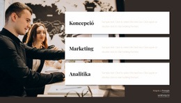 Analytics Tanácsadó Csapat – Ingyenes Webhelysablon