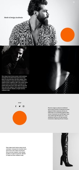 Pagina-HTML Voor Kies Uw Stijl