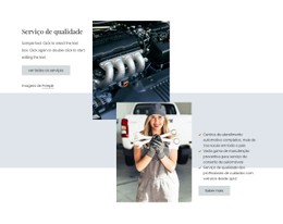 Serviços De Reparação De Automóveis De Qualidade Modelo CSS