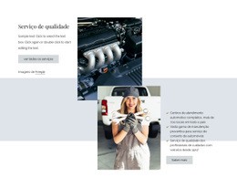 Serviços De Reparação De Automóveis De Qualidade - Modelo HTML5 Definitivo
