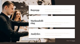 Konsultteam För Analytics - Gratis Webbplatsmall
