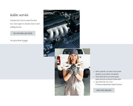 Kaliteli Araba Tamir Hizmetleri CSS Şablonu
