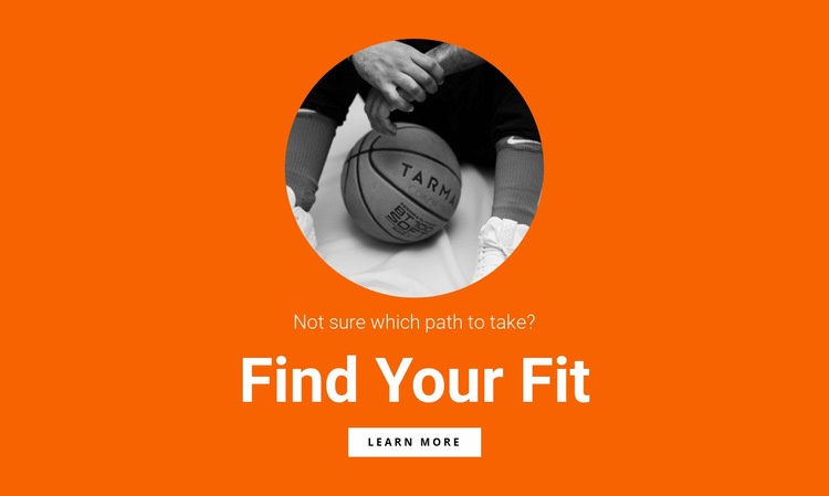 Basketball team Homepage Design