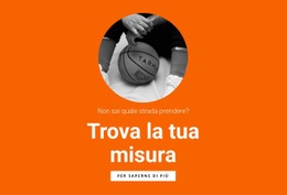 Squadra Di Basket - Pagina Di Destinazione