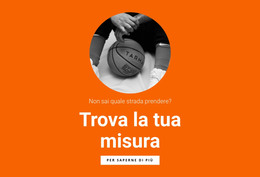 Squadra Di Basket - Modello Di Pagina HTML