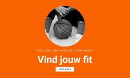 Basketbal Team - Bestemmingspagina Met Hoge Conversie