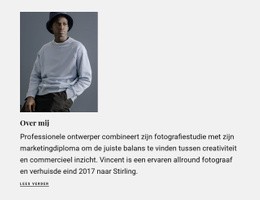 Informatie Over Mijn Werk - HTML5-Paginasjabloon