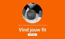 Geweldig Website-Ontwerp Voor Basketbal Team