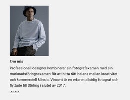 Information Om Mitt Arbete CSS-Formulärmall