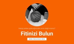 Basketbol Takımı Için Harika Web Sitesi Tasarımı