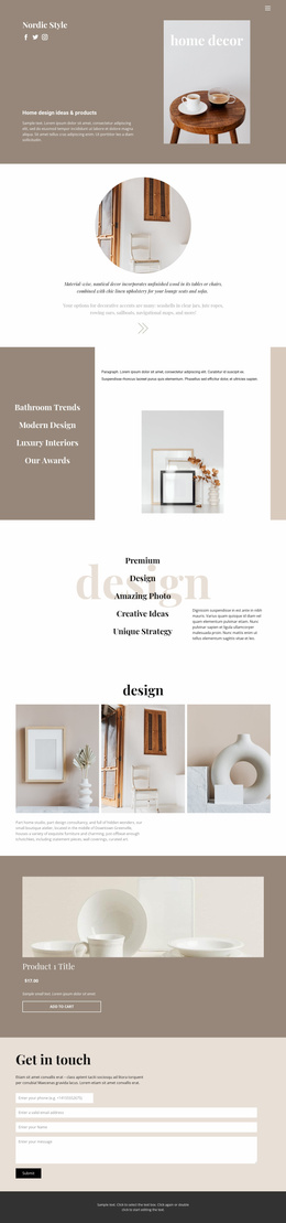 Awards Website Templates Nicepage