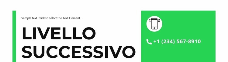 Livello successivo Mockup del sito web