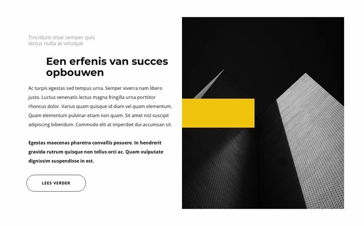 Binnenkort succes Sjabloon voor één pagina