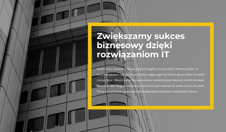 Następny projekt Szablon CSS