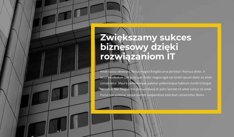 Następny projekt Szablon HTML