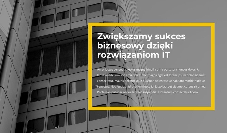 Następny projekt Szablon HTML5