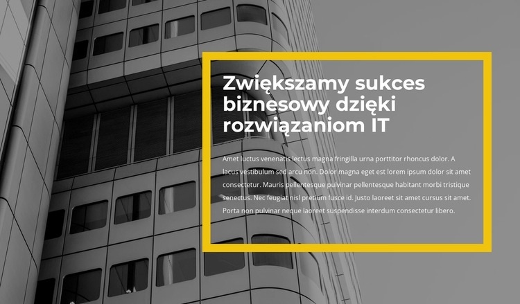 Następny projekt Szablon jednej strony