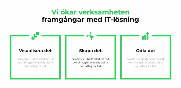 Steg för steg arbetsplan CSS -mall