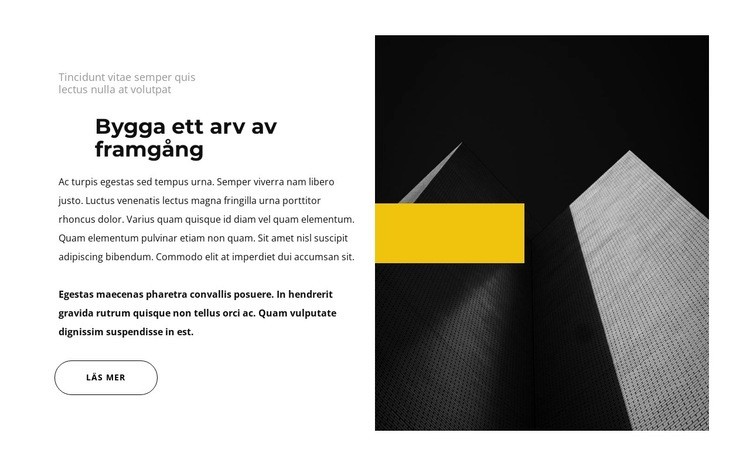 Framgång snart Hemsidedesign