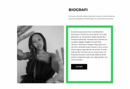 Kort Biografi Om Författaren - Kreativt Mångsidigt WordPress-Tema