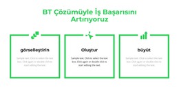 Adım Adım Iş Planı - HTML Sayfası Şablonu