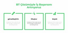 Adım Adım Iş Planı - Ücretsiz Tek Sayfalık Web Sitesi