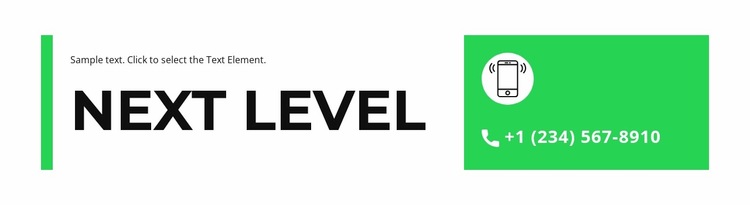 Next level Website Builder Templates