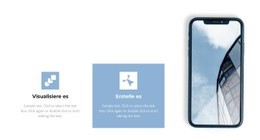 Benutzfertiges Website-Design Für Zwei Schritte Und Sieg