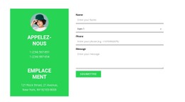 Méthodes De Communication Modèle De Site Web CSS