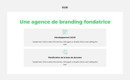 Deux Projets Modèle De Site Web CSS Gratuit