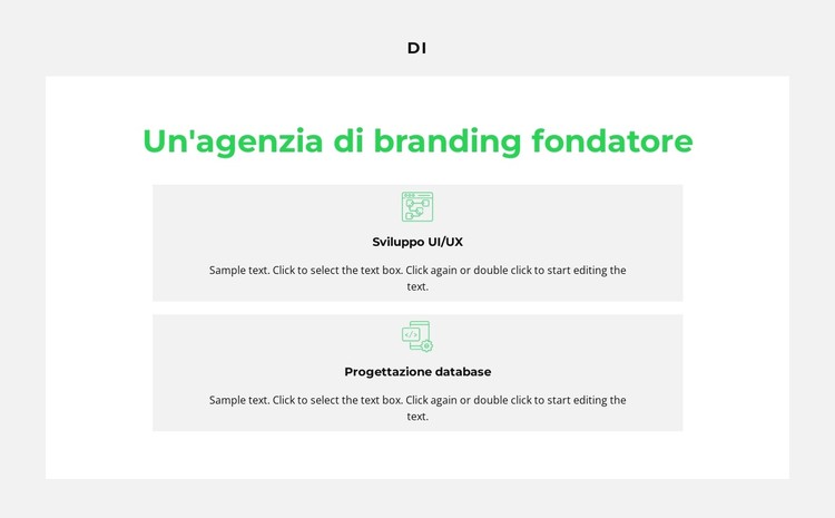 Due progetti Modello CSS