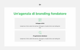 Modello Di Sito Per Due Progetti