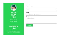 Métodos De Comunicação Modelo De Site CSS