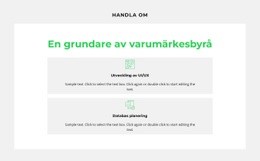 Två Projekt Gratis CSS-Webbplatsmall