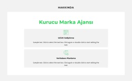 Iki Proje Ücretsiz CSS Web Sitesi Şablonu