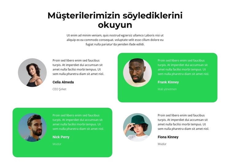 Her görüşe değer veriyoruz Web Sitesi Mockup'ı