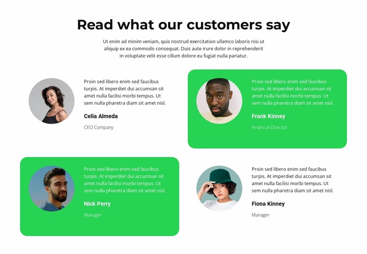 We value every opinion eCommerce Template