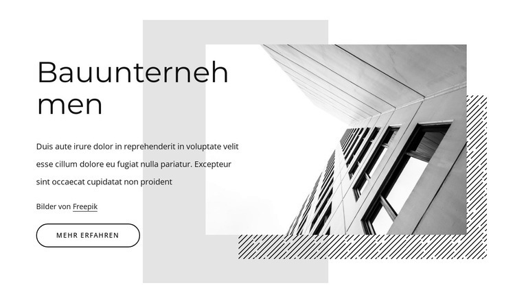 Unsere Philosophie Bauen, investieren, innovieren. HTML Website Builder