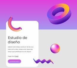 Un Diseño De Sitio Web Exclusivo Para Formas Animadas
