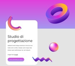 Un Design Esclusivo Del Sito Web Per Forme Animate