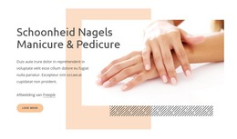 Schoonheid Nagels Manicure - Sjabloon Voor Websitebouwer