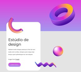 Formas Animadas - Modelo HTML Responsivo