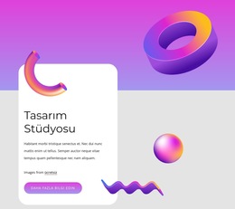 Animasyonlu Şekiller Için Css Şablonu