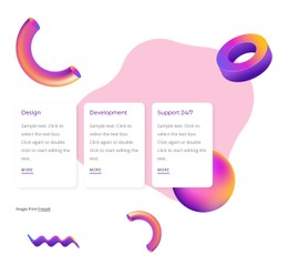 Custom Graphic Design Simple CSS Template