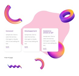 Page De Destination Pour Conception Graphique Personnalisée