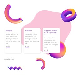 Pagina Di Destinazione Per Progettazione Grafica Personalizzata