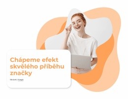 Skvělý Příběh Značky Jednoduchá Šablona HTML CSS