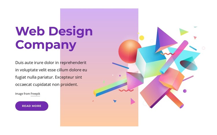 Elegant web design CSS Template