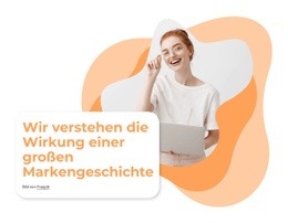 Tolle Markengeschichte - Kostenloser Website-Builder